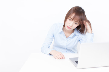 仕事に疲れた女性