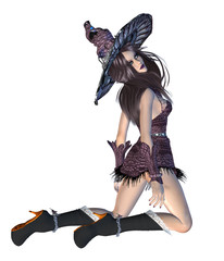 Obraz premium 3d witch