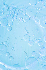 Oil bubbles abstract.