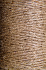 image background coil of hemp thread