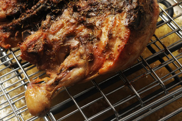 pollo alla griglia con patate