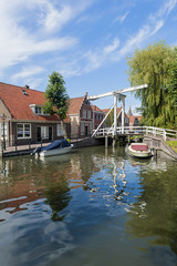Canal in Monnickendam Netherlands