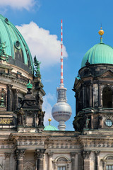Berlin Catherdral and TV Tower, Berlin, Germany. © Photocreo Bednarek