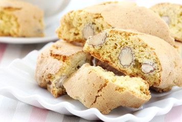 Cantucci Toscani - almond biscuits typical of Tuscany region