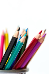 Fototapeta premium Colored Pencils in Holder