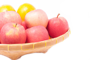 fruit in the basket