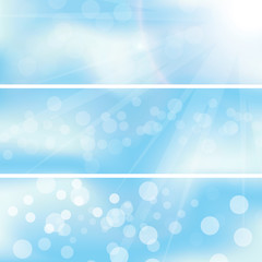 abstract background sky cloud banners