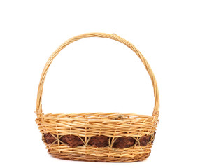 Fototapeta na wymiar vintage weave wicker basket