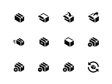 Box Icons on white background.