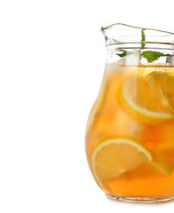Iced tea with lemon