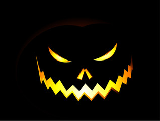 Halloween poster vector template
