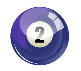 Billiard ball number 2