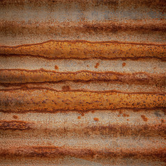 Rusty on zinc metal plate texture