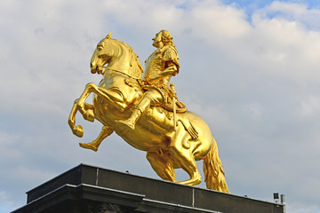 Obraz premium August der Starke - historisches Dresden