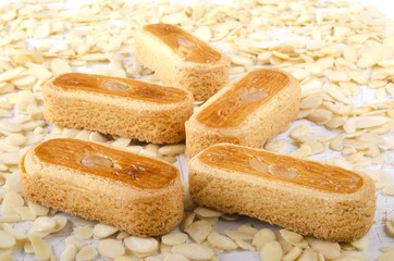 home made almond fingers