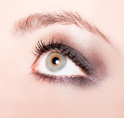 Obraz premium Woman eye with beautiful makeup