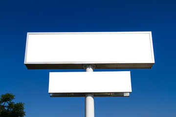 Blank Large Advertising Billboard Sign