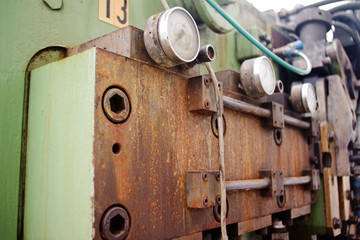 Old rusty machine