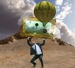 balloon - frame on the world © crescendo