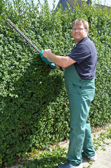 Gärtner bei der Arbeit