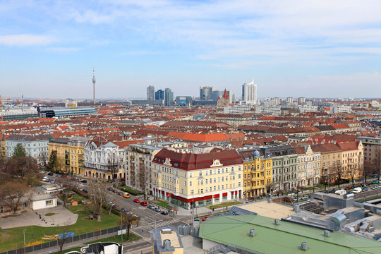 vista panor&aacute;mica de viena desde la noria 8368f