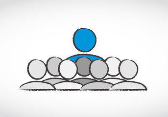 business seminar speech vector