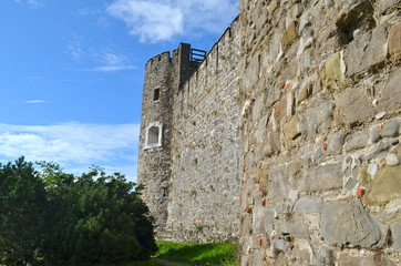 Fototapeta na wymiar Wieża zamku Gorizia średniowiecznej twierdzy, Włochy