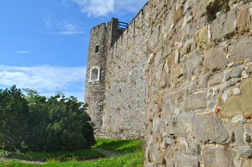 Tower of Gorizia Castle, a Medieval Fortress, Italy