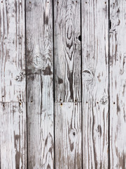 Naklejka premium ペンキのはげた板壁