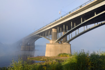 Stone and steel bridge