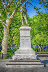 Fototapeta na wymiar Pomnik Garibaldiego, Washington Square w Nowym Jorku