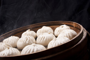 Chinese food, steamed bun