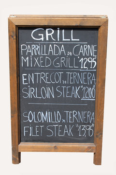 Mixed grill cafe sign