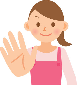 recommend clip art: 女性