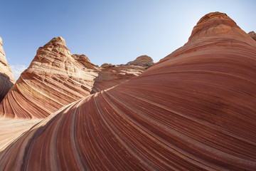 The Wave, sandstone recreation area in Utah