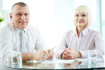 Successful business partners