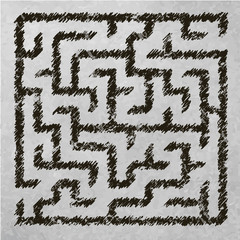 Illustration of maze