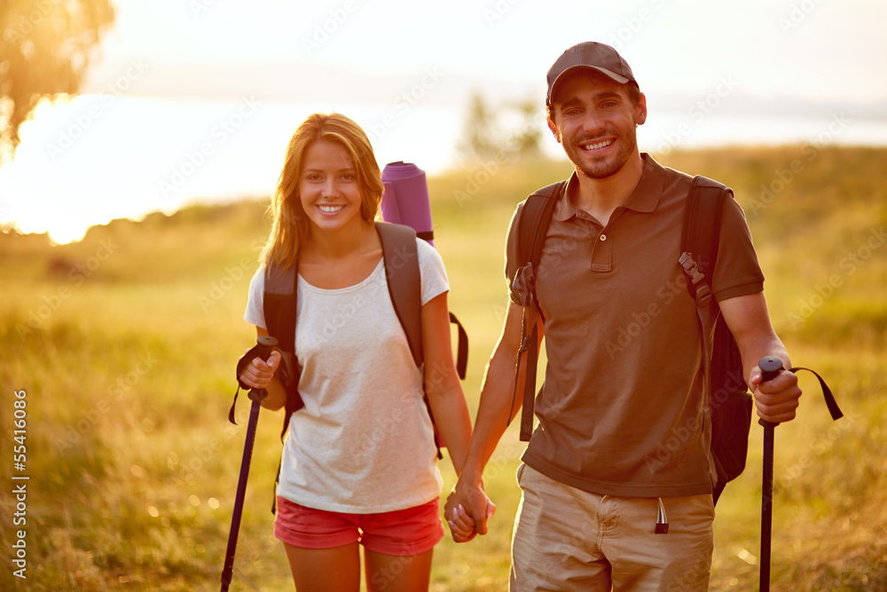 Wall mural Spending leisure together