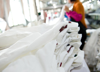 Industrial size textile factory