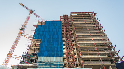 Naklejka premium building under construction