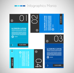 Infographic template design to display your data.