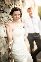 Naklejka premium wedding photography