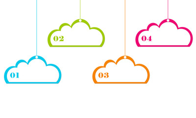 Diseño abstracto en la nube