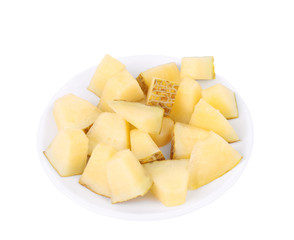 Handful melon slices