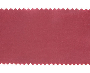 Red fabric swatch samples texture