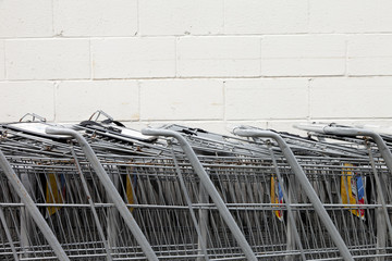 Shopping Carts in a Row