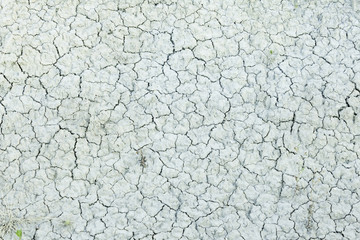 Cracked dry earth