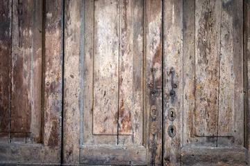 Foto op Plexiglas old door - vecchia porta © Stillkost
