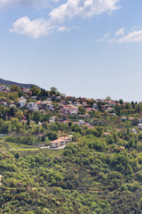 Fototapeta na wymiar View of Portaria village, Pelio, Greece