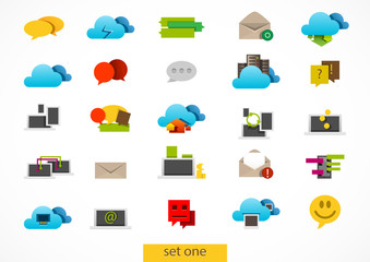 flat computer icons
